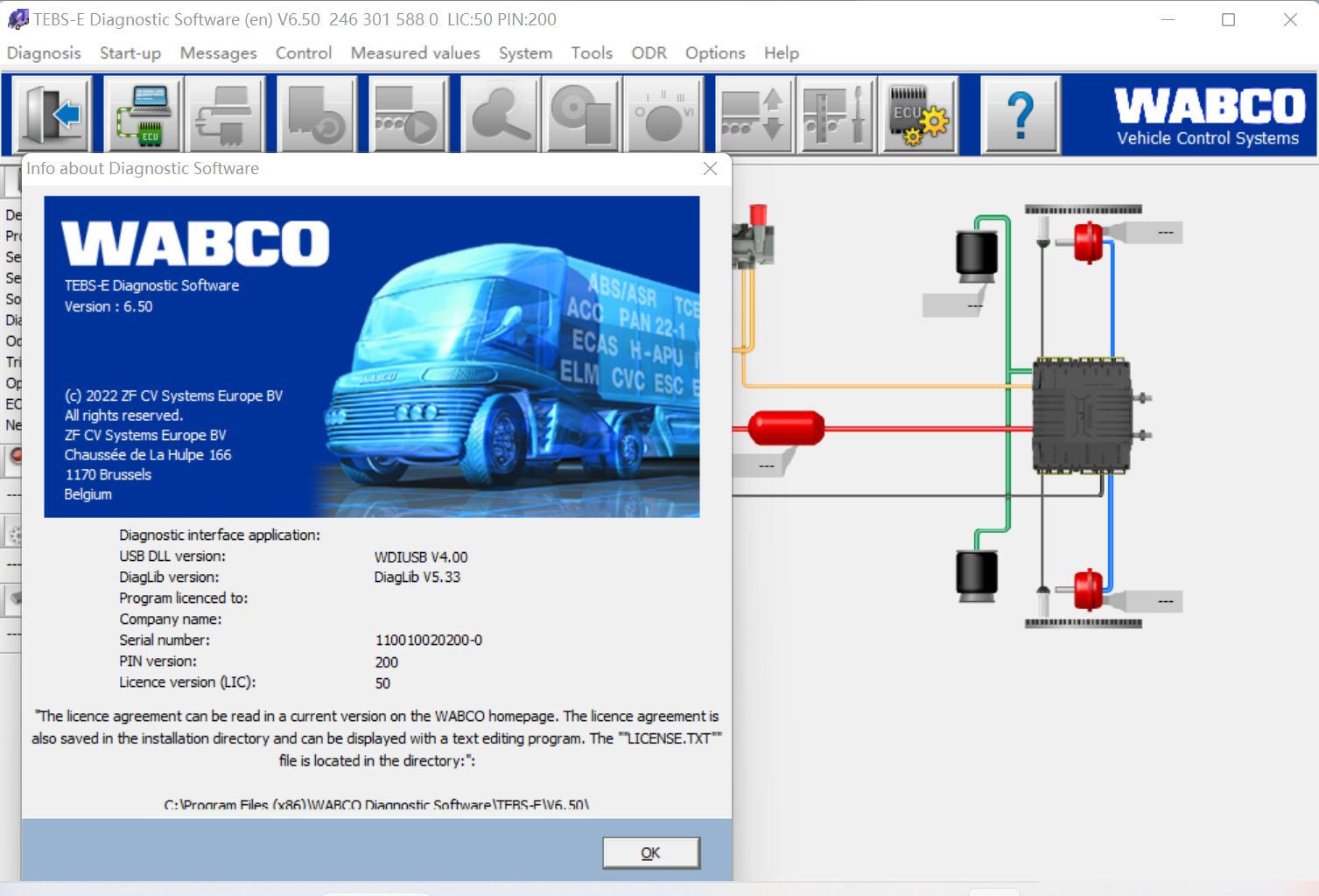 2024 хит! Диагностическое программное обеспечение Wabco TEBS-E 6,50 с  активатором ключа для многих компьютеров + Инструкция по установке видео |  AliExpress