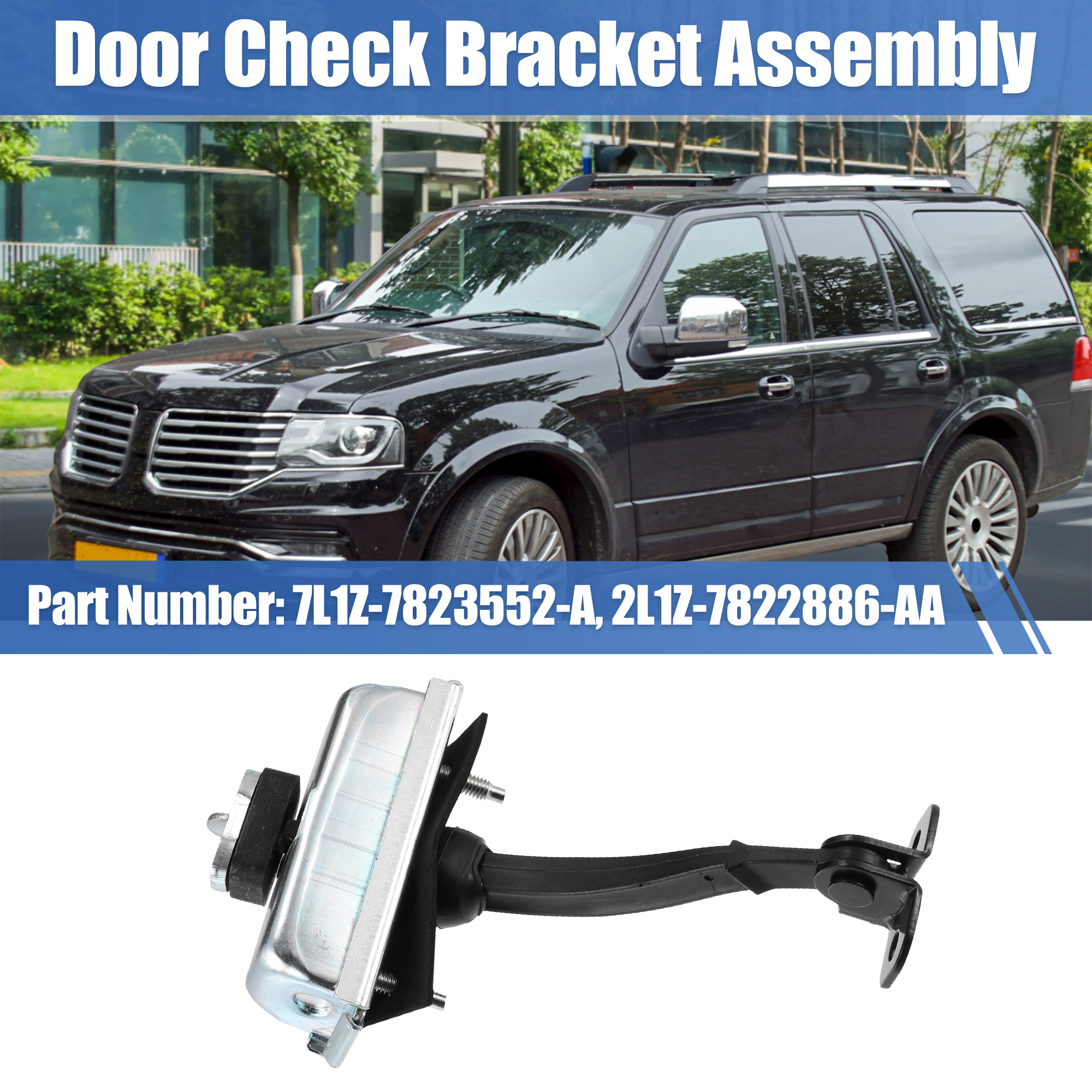 Uxcell Front Tür Überprüfen Stop Strap Fahrer Seite Tür Überprüfen Montage 7L1Z7823552A für Ford Expedition für Lincoln – Detail 1