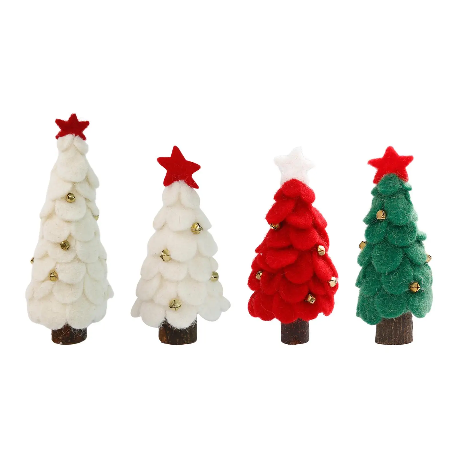 Christmas Tree Tabletop Ornament with Star for Apartment Hotel Restaurant