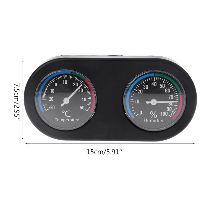 Title 9, Terrarium-Zifferblatt-Thermometer-Hygrometer, T...