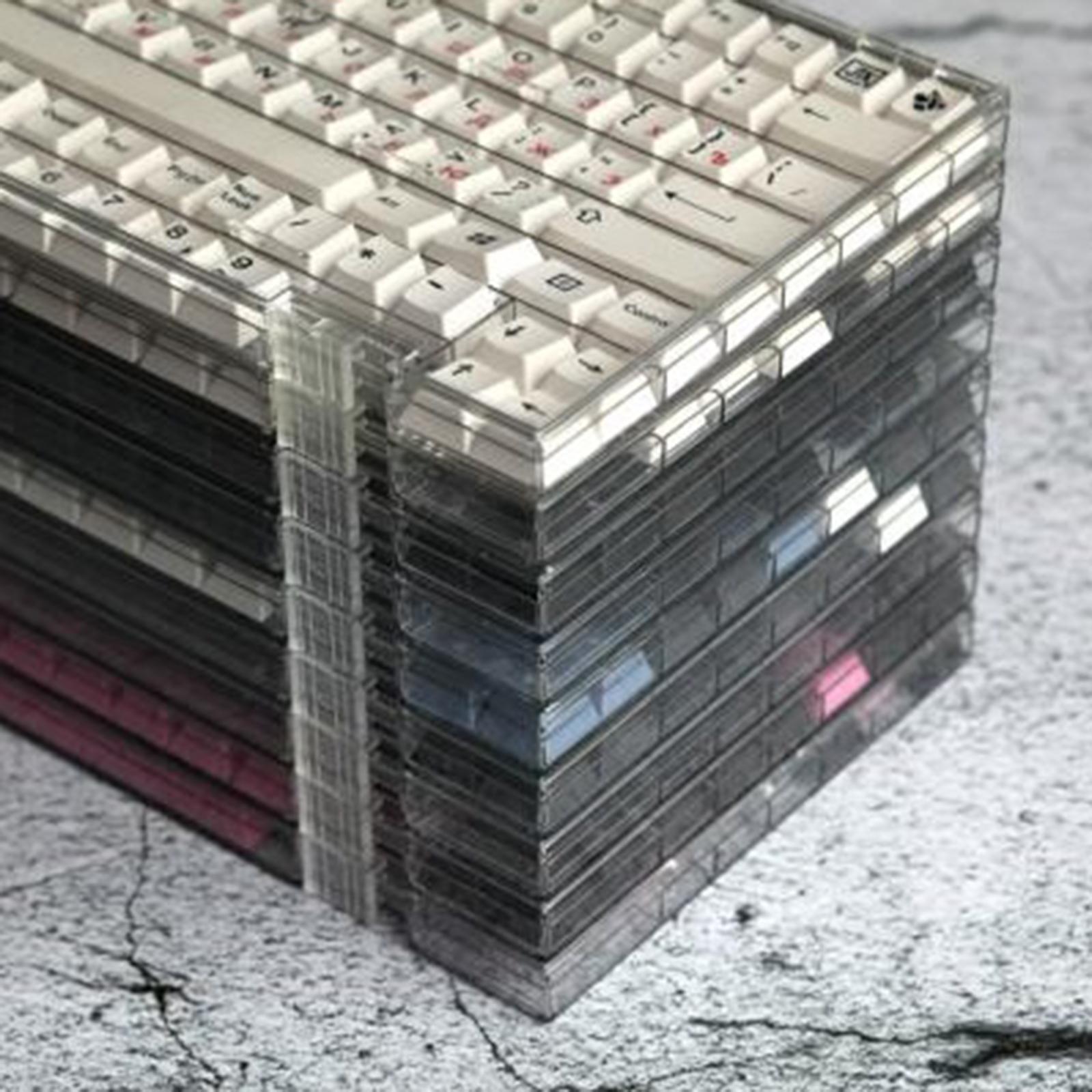 Transparent Keycap Storage Box Display for Cherry Xda Dsa Profile Key Caps