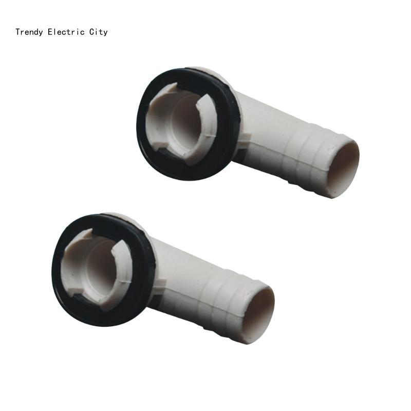 Description Picture 5 of itemR9CD 2pcs External Unit Drain Hose Connector Air Conditioner Drain Outlet Connector Elbow Fitting Air Conditioner Repair Tool
