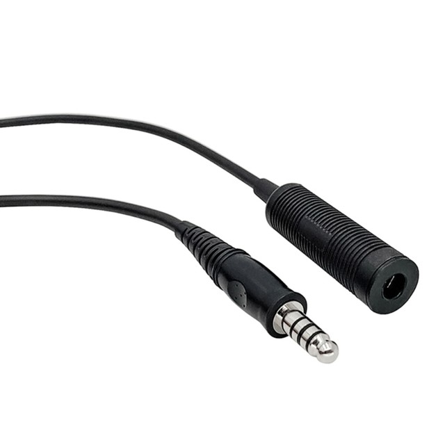 Ernatoプラグヘッドフォンヘッドセット延長ケーブル用3.5mm携帯