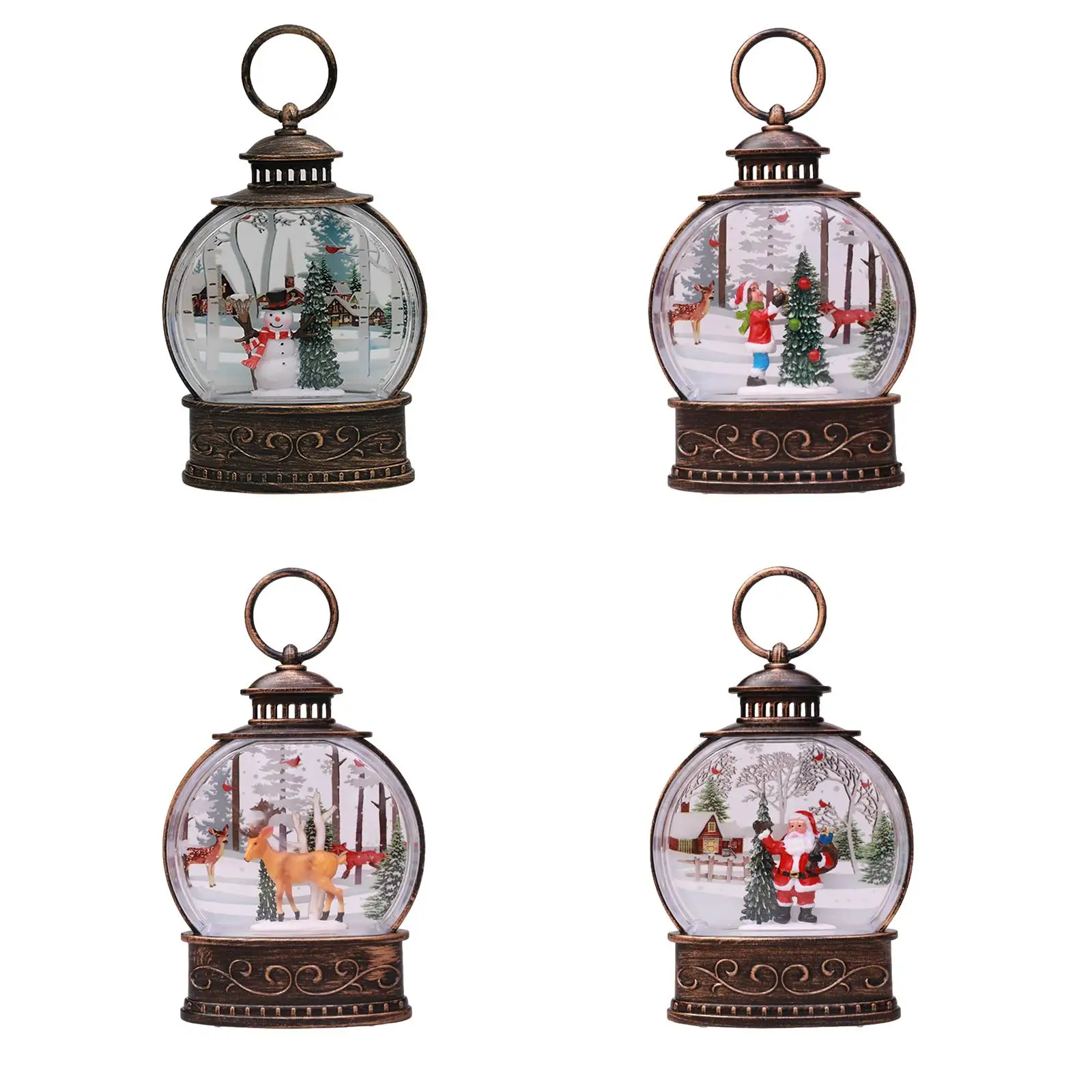 Christmas Lantern Light Hanging Lantern for Festival Christmas Scene Garden