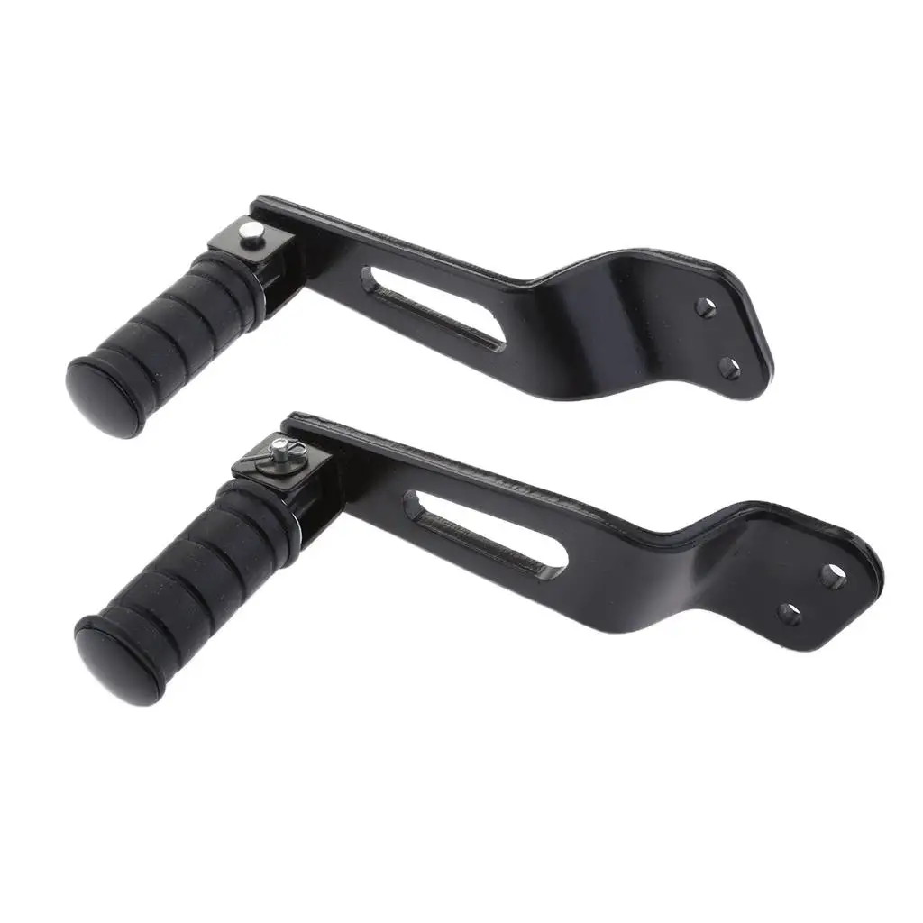 Pair Heavy   Motorcycle Rear Foot Pegs Footrest Bracket for Yamaha