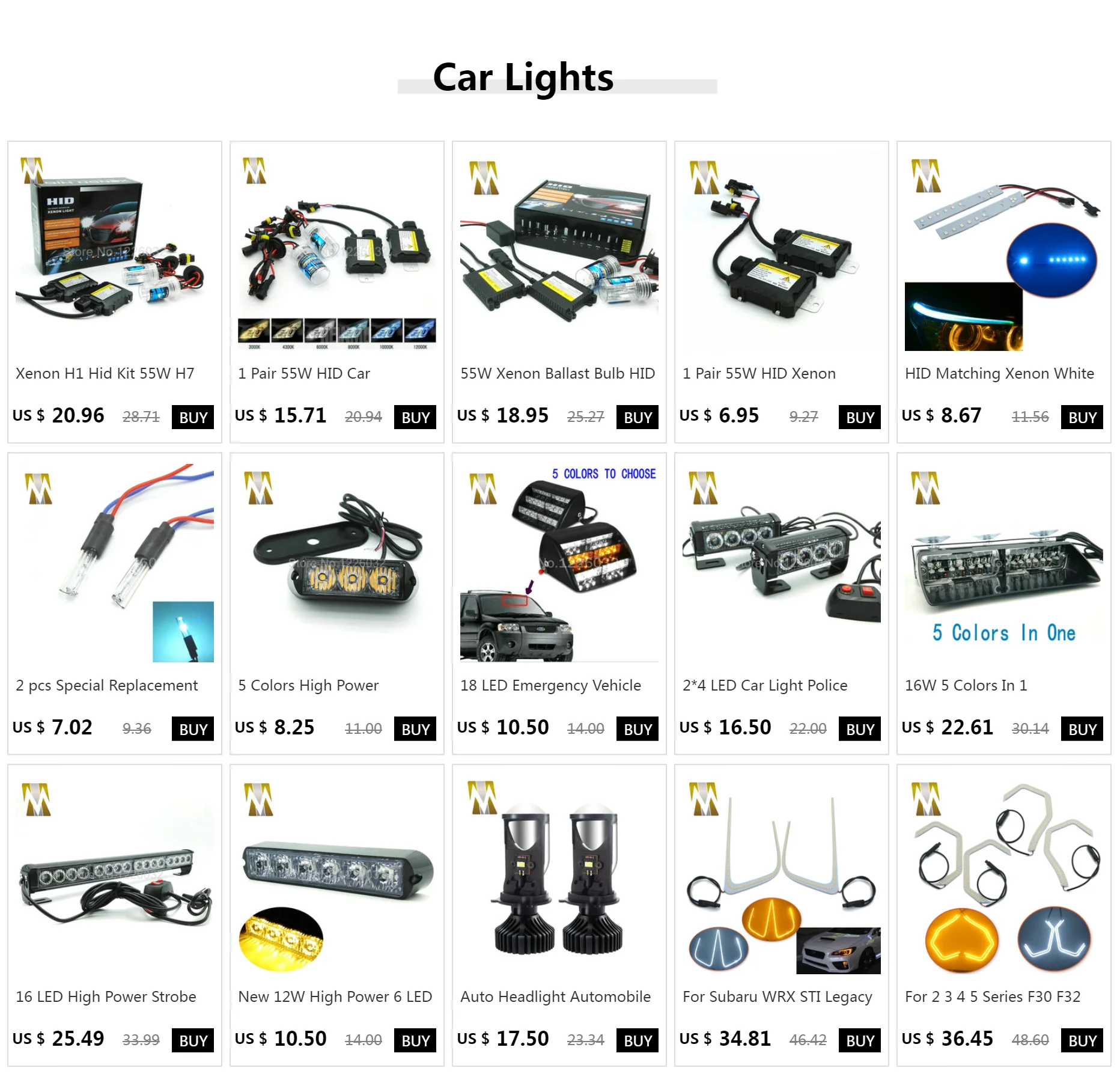 Kit de luz xenon para carro, fonte