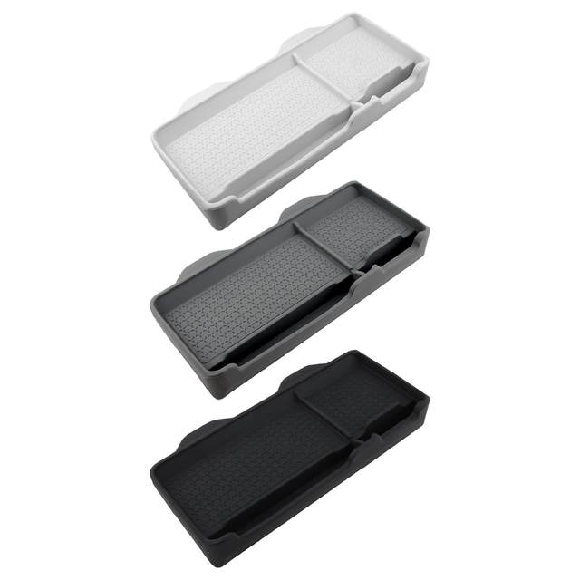Car Dashboard Storage Box Durable Silicone Pad Storage Tray Space Saving etc Bracket Tray for Automotive Phones Keys Tissue