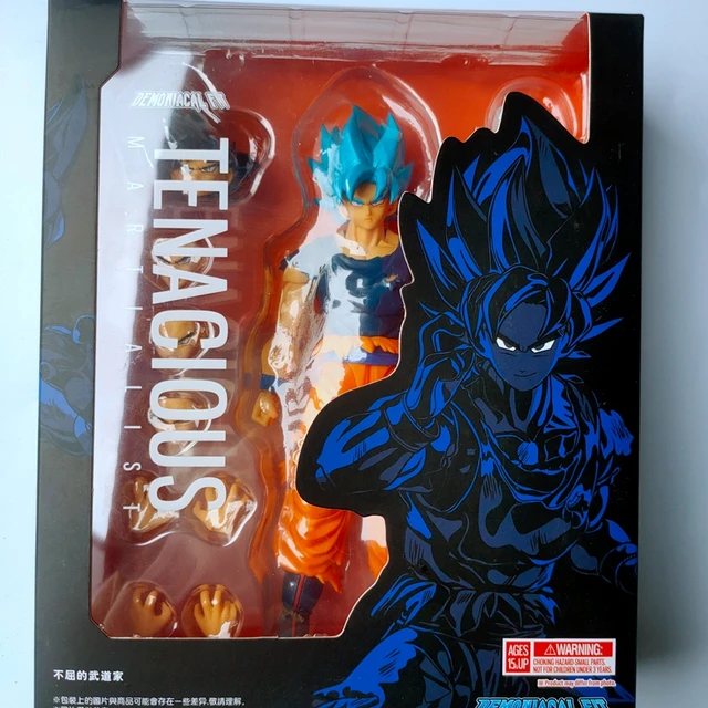 July Reissue In Stock DEMONIACAL FIT Dragon Ball SHF Shining Soul Super  Blue King Fist Goku Anime Action Figure Collection Model - AliExpress