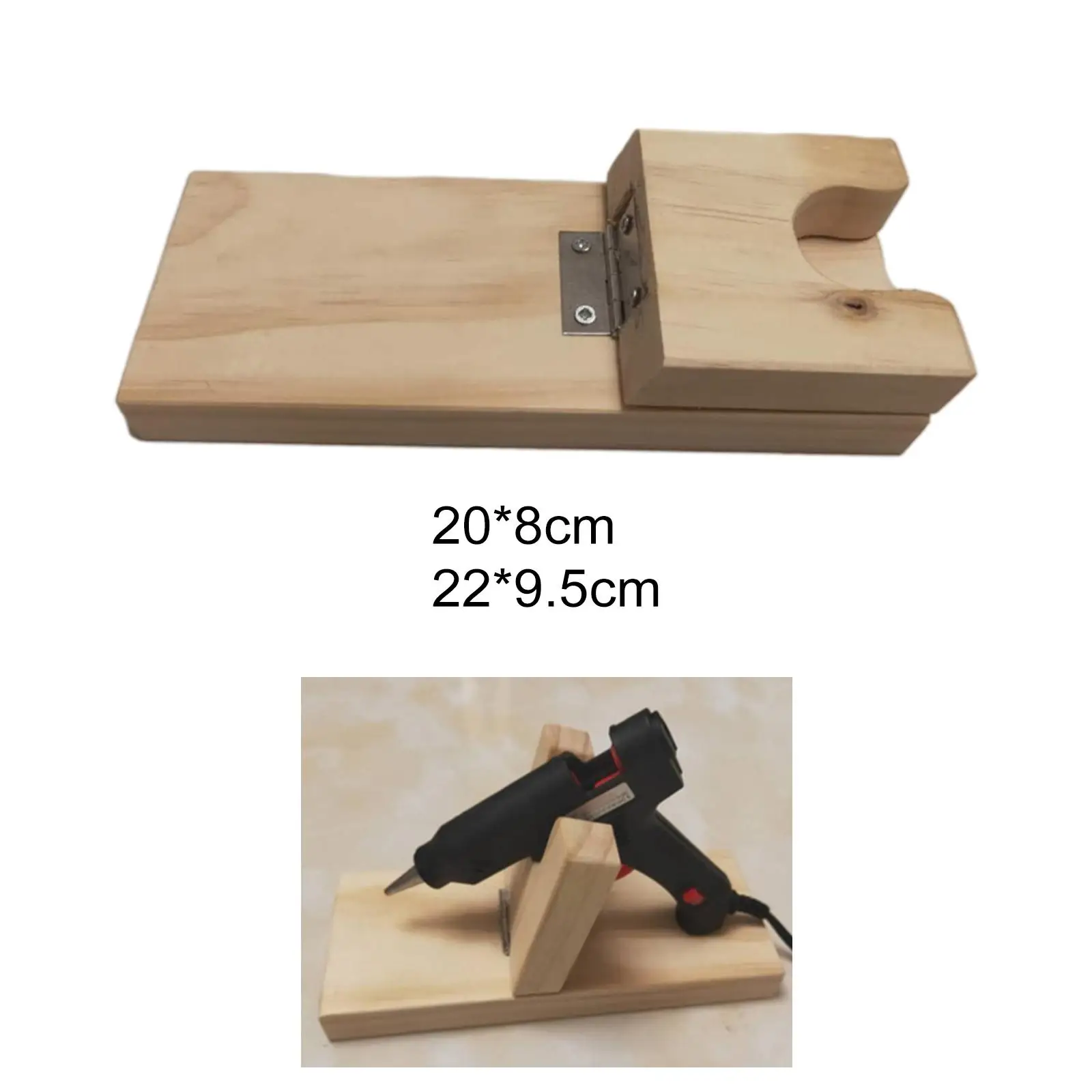 Wood Hot Glue Stand Hot Melt Glue Support Stand Tools Storage Holder Bracket