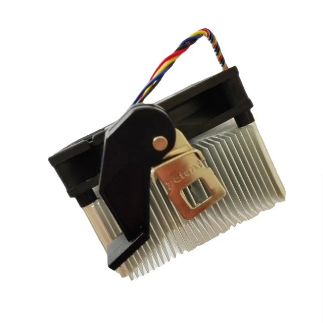 Alta Velocidad Ventilador de Enfriamiento de CPU,12V AMD 2200RPM Cooler  Cojinete Hidráulico Multifuncional,Disipador de Calor Extruido de