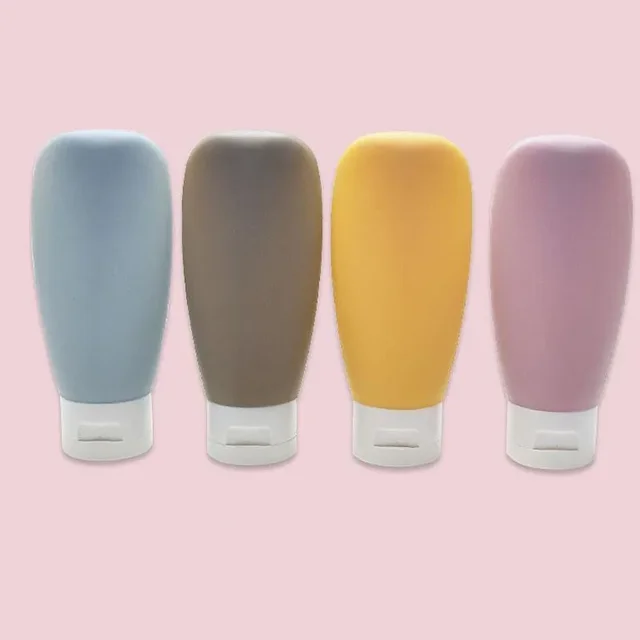 Lesnorry Ultimate - Juego De 17 Botellas De Viaje De Silicona, Aprobadas Por La TSA, Recipientes De Aseo Exprimibles Y A Prueba De Fugas Para Champú, Acondicionador Y Loción, Sin BPA