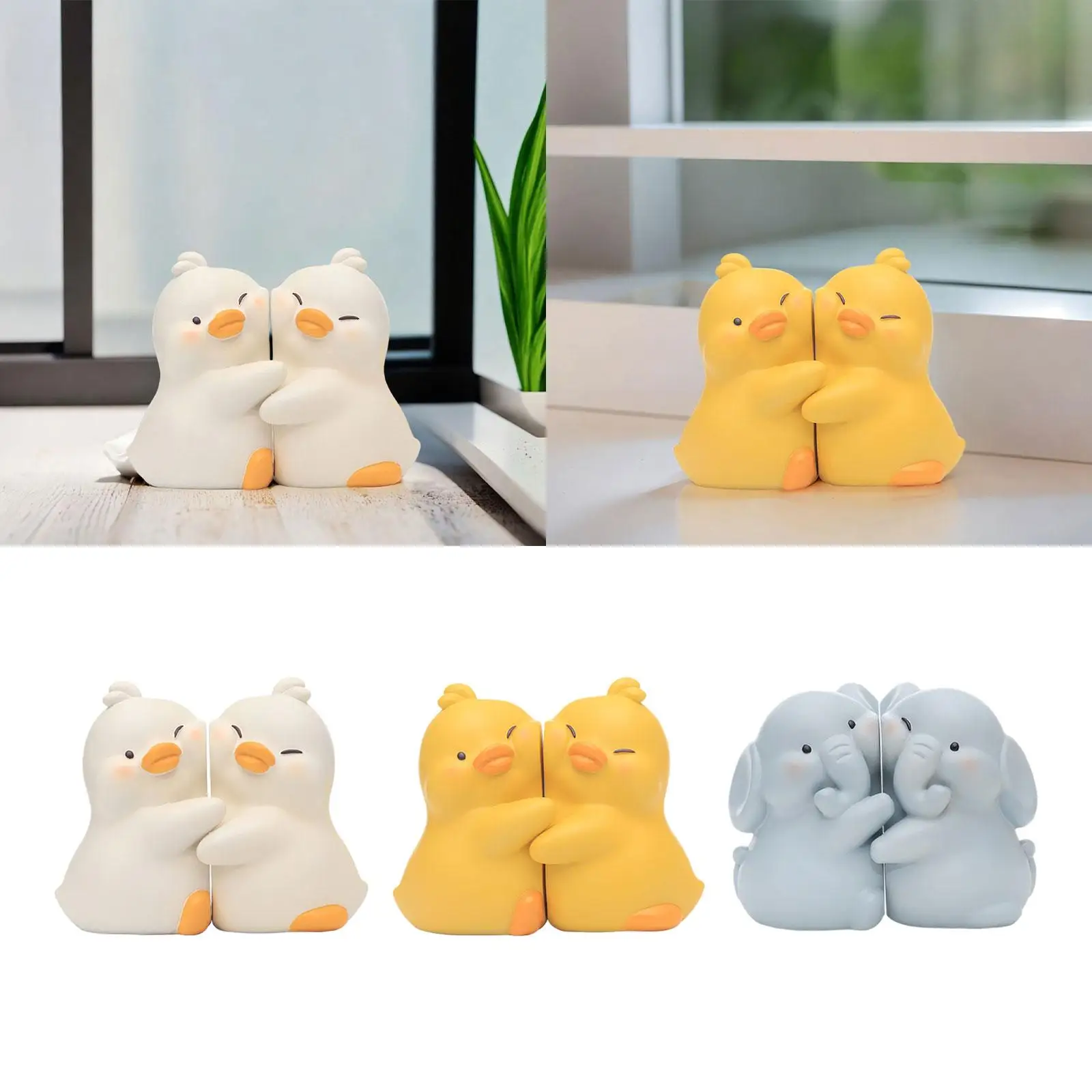 Cute Animal Decorative Bookends Book Organizer Modern Office Desk Accessories Creative Gifts Resin Office Home Decor Book Holder
