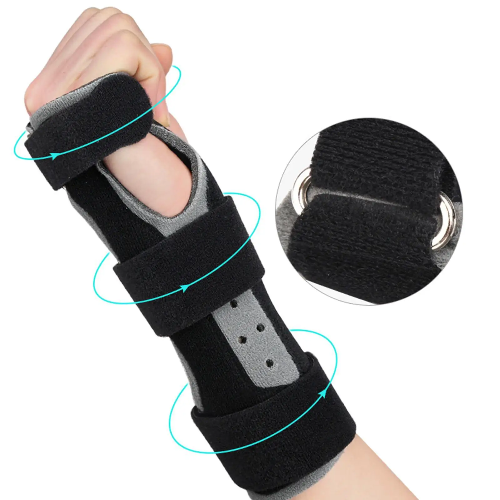 Wrist Support Brace Splint Thumb and Little Finger Opening Design Wrist Compression Strap