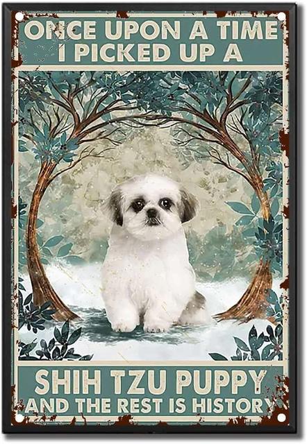 Shih Tzu, folded book art, birthday selling gift