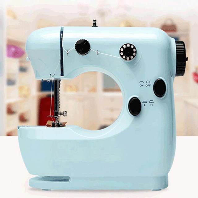 Portable Sewing Machine Mini Manual Stitching Machine for Clothes Simple  Handheld Needlework DIY Apparel Sewing Fabric Tool