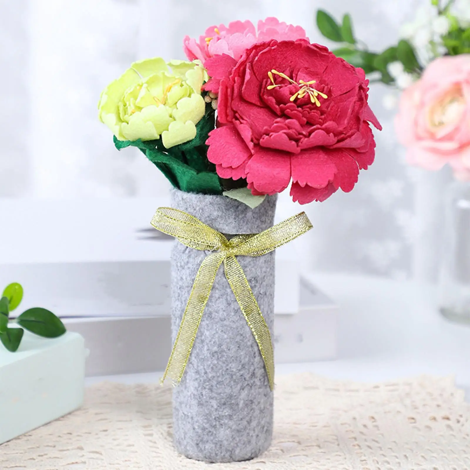 Potted Bouquet Material Package for Kids DIY Activity Art Toys Kindergarten