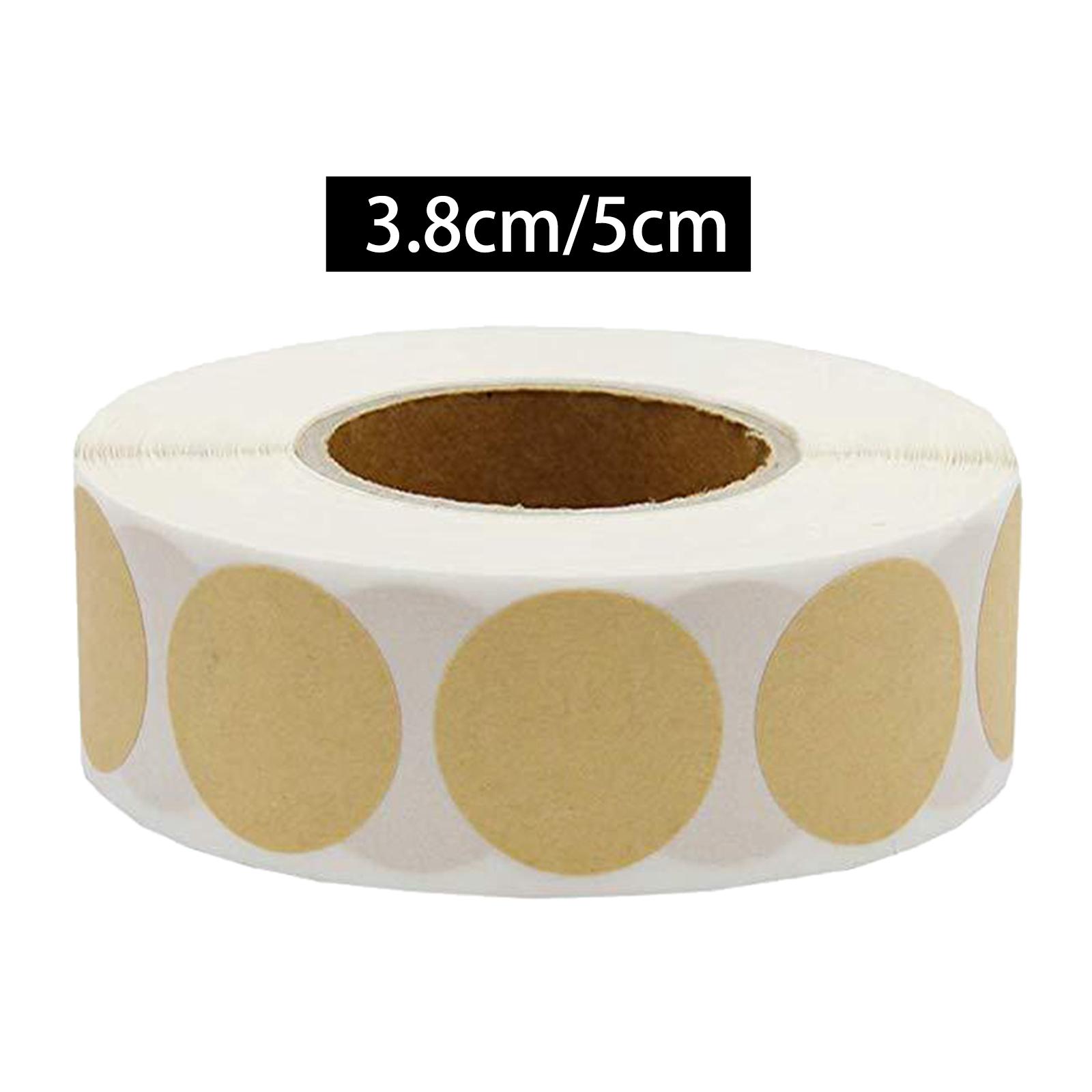 Circle Stickers Labels Tags Adhesive Embellishments Promotional Games Handmade Manual Tape Seals for Wedding Gift Wrapping Decor