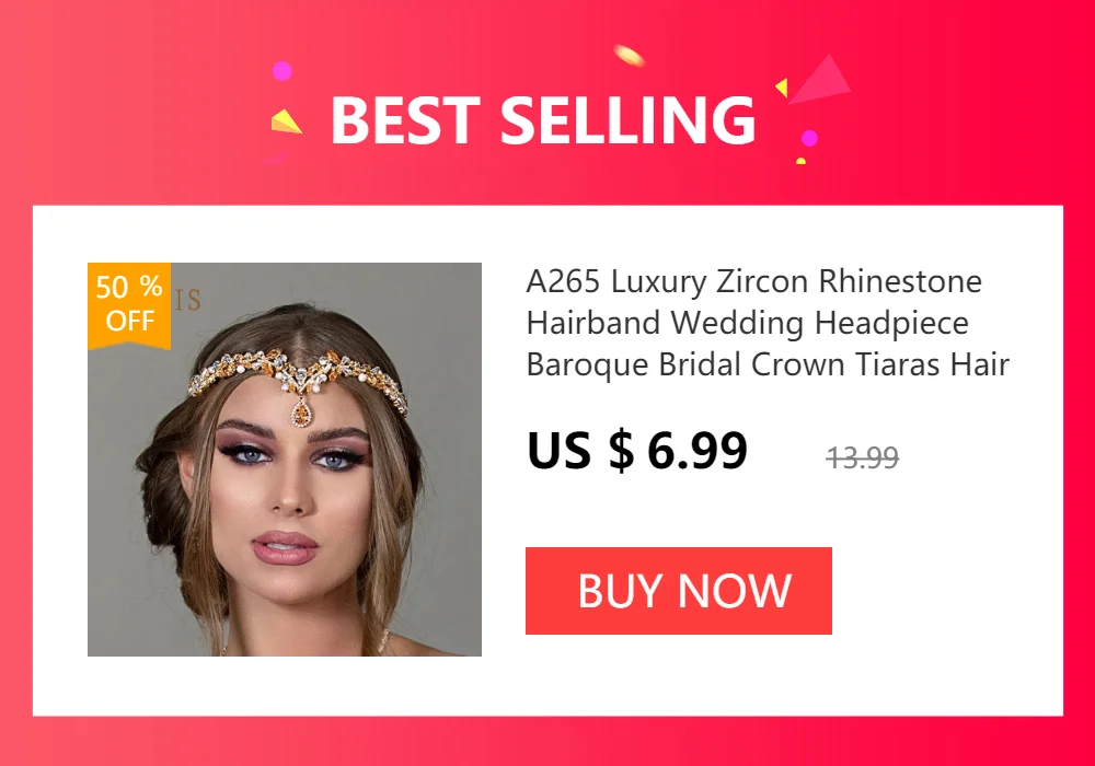A115 Luxury Zircon Headbands Wedding Headpiece for Women Tiaras Bridal Head Hoop Bride Headwear Queen Diadem Princess Crown