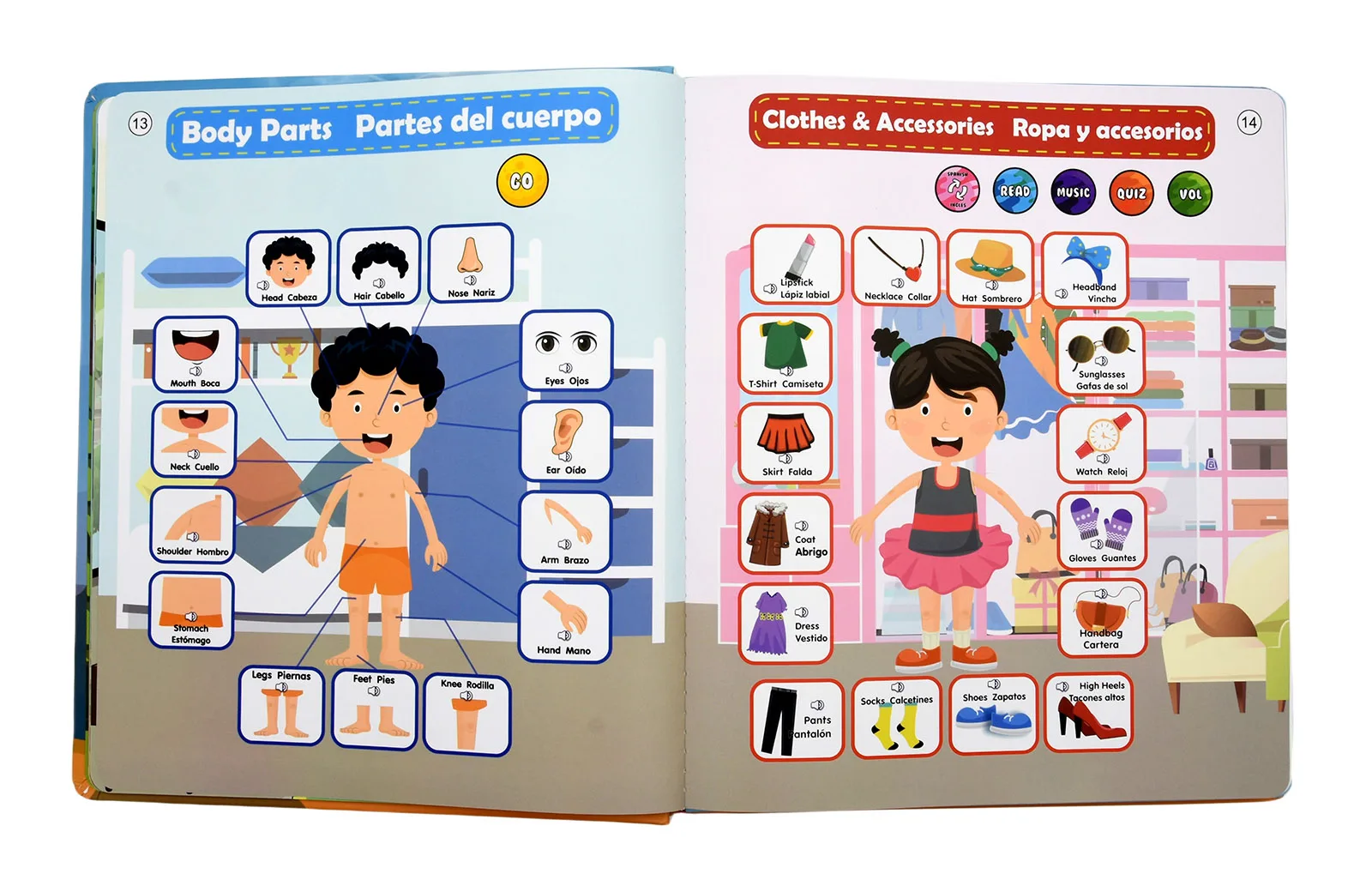 Montessori Spanisch Englisch Sprache Lernmaschine Elektronische Lesebücher Kleinkind Baby Lernspielzeug Multifunktions Ebook – Detail 13