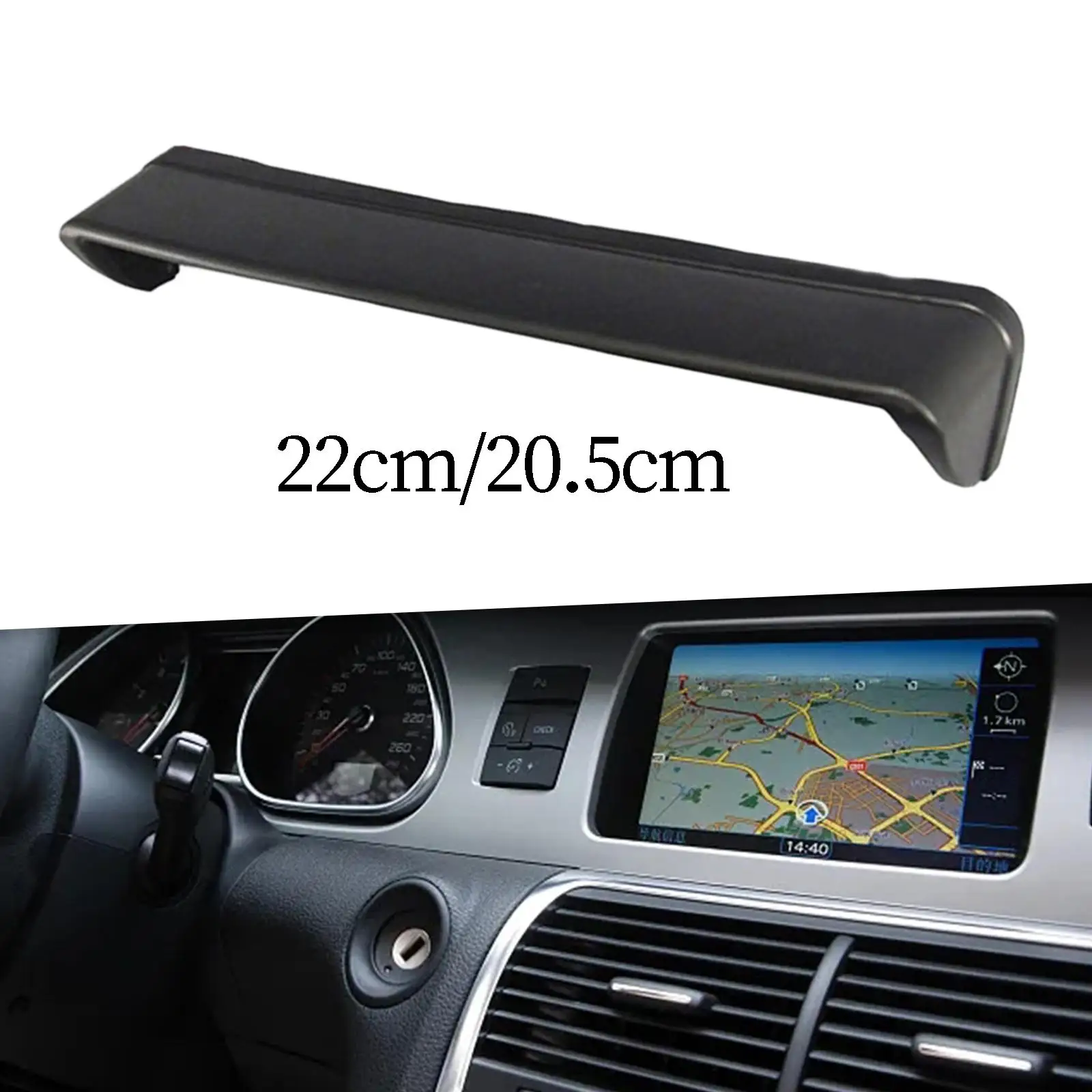 Navigation  Visor GPS Navigation  Reflection Black Accessory Automotive Durable Screen Protector for Direct Replaces