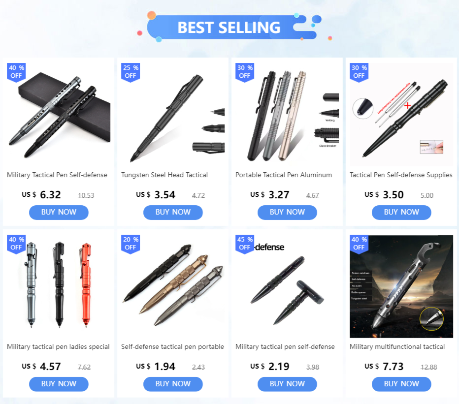 Military tactical pen self-defense weapon aluminum alloy protection self-defense pen safety protection