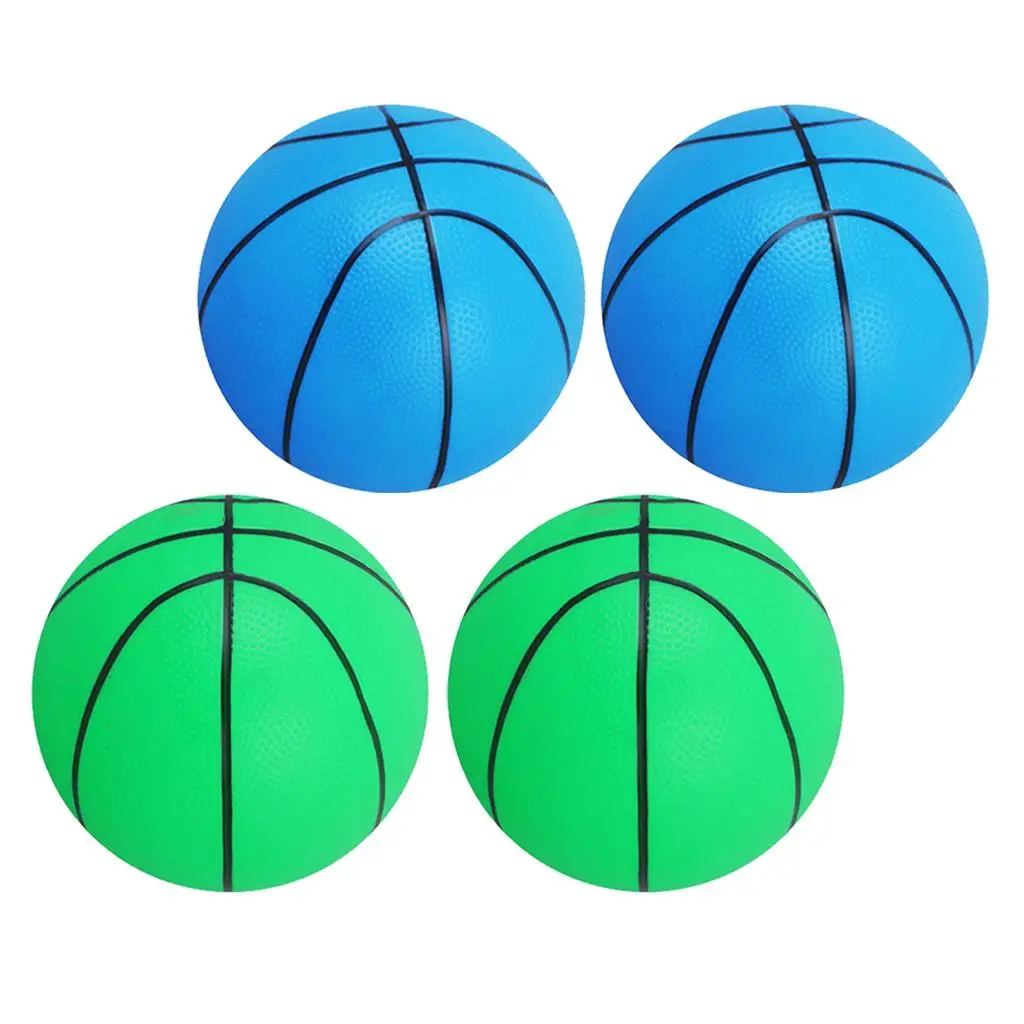 4pcs Colored 6inch Inflatable Basketball Ball Kids Child Sports Game Toy