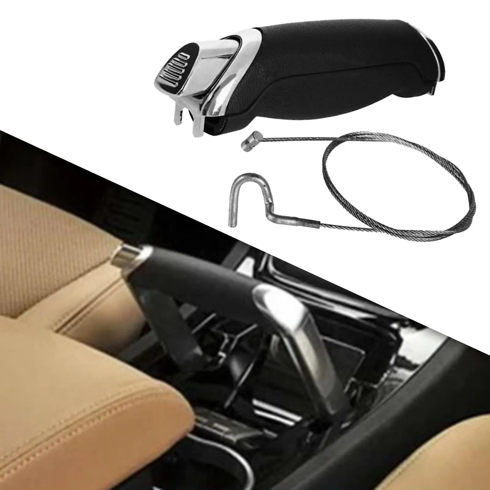 Car Hand Brake Lever and Cable Set for Ford Galaxy 2006-2015 Accessory