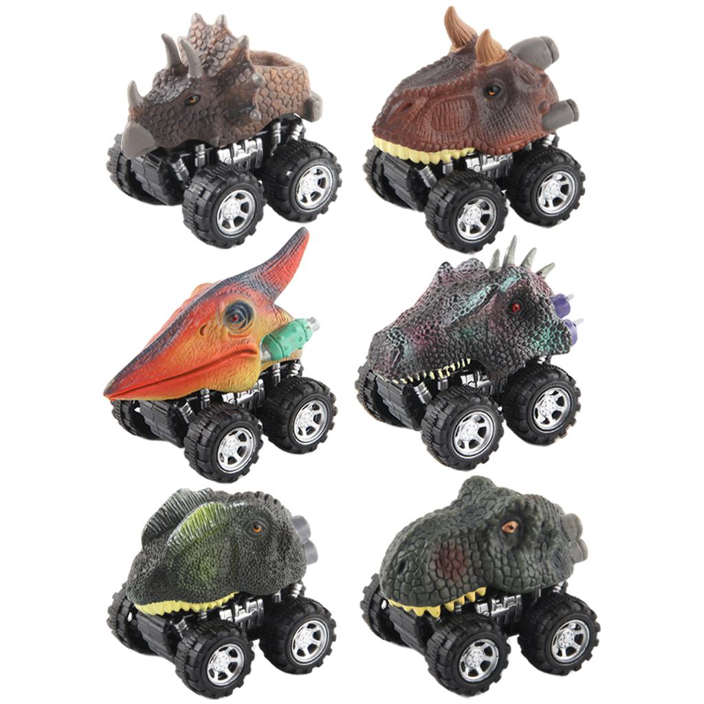 Dinosaurs Pull Back Car Toy Monster Truck Dinosaur Model for Children's Day Gift