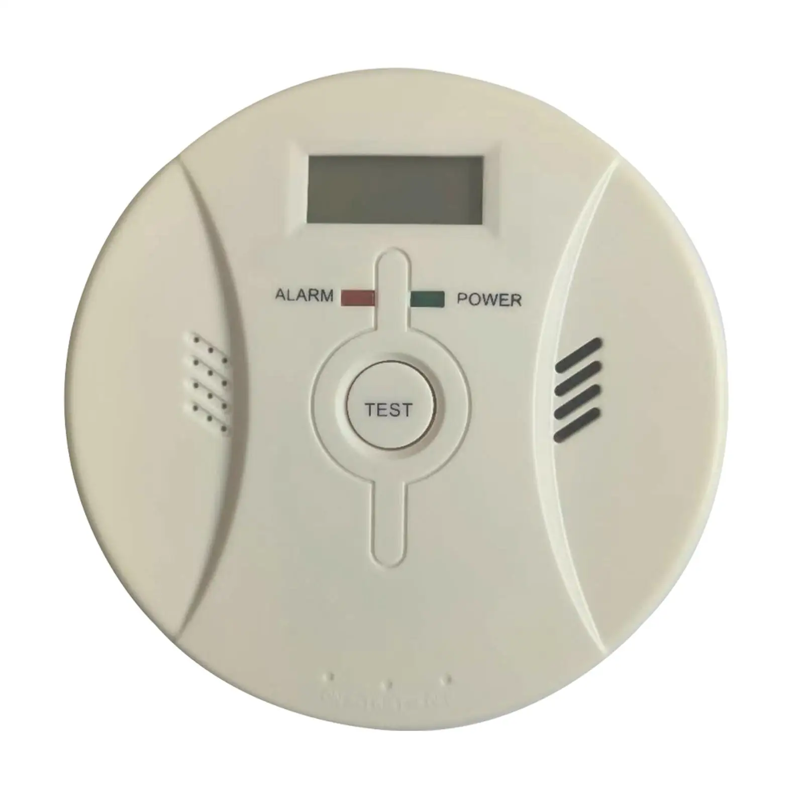 Carbon Monoxide Detector Digital Display for Basement Attics Electronic Equipment , 85dB Sound Warning Alarm High Accuracy White