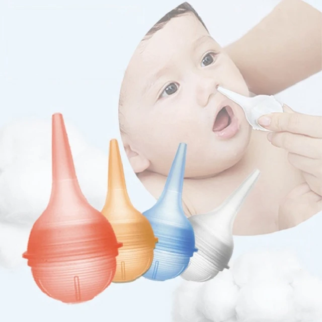 Limpiador de Nariz de silicona para niños recién nacidos, aspirador Nasal  de seguridad Manual, succión al