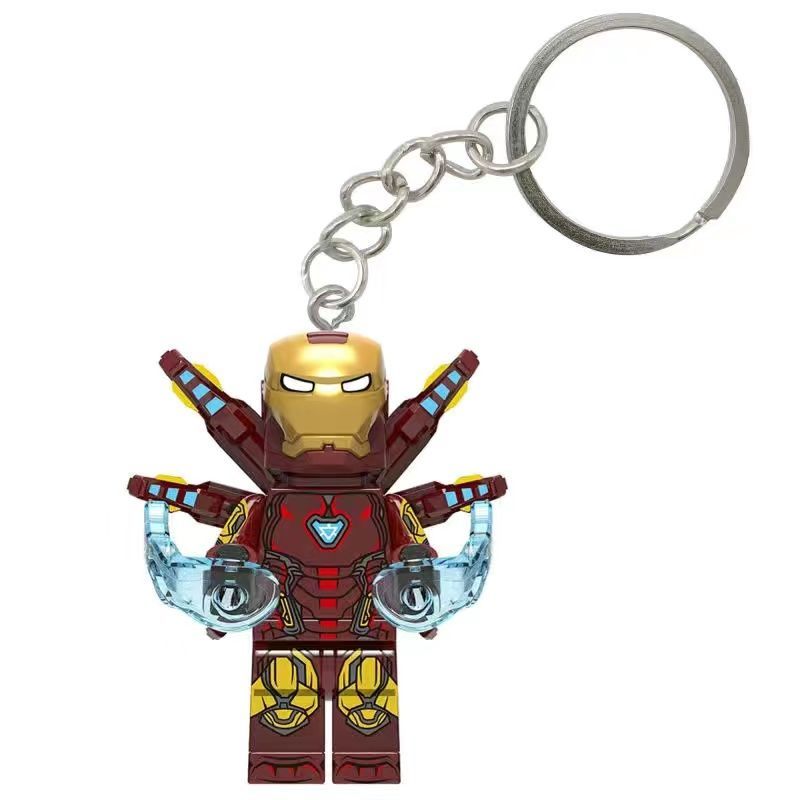 Lego iron sale man keychain