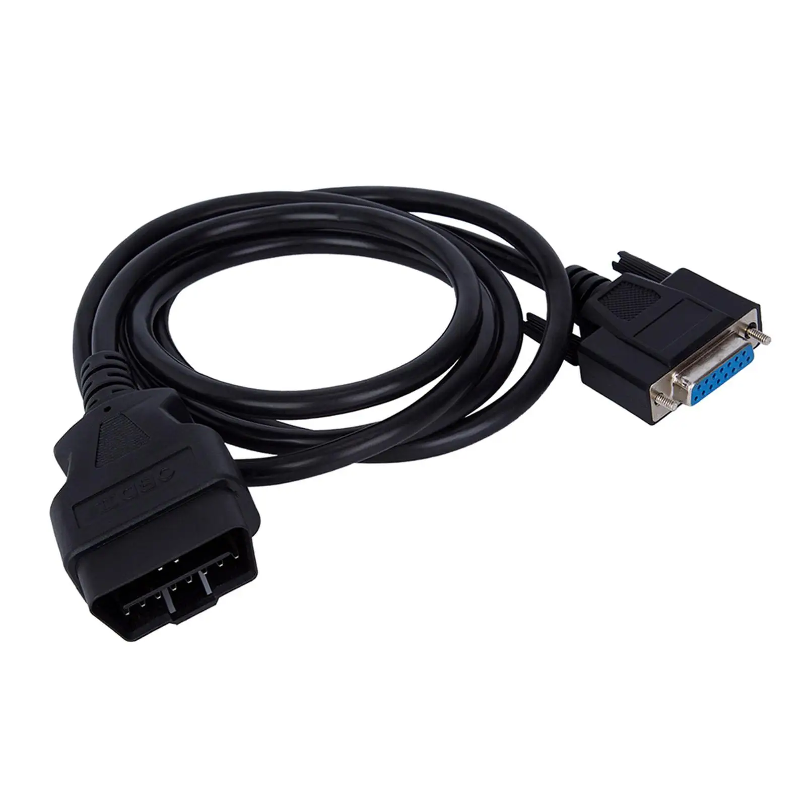 1.55M OBD II OBD2 16 Pin Male to Female Extension Cable OBD 2 to dB15 Male OBDII Cable Car Adapter Cable Connector Connection