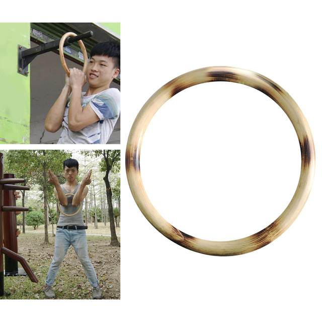 Durable Wing Chun Rattan Ring Sticky Hand Strength Training Equipment Grip Strengtheners Wing Tsun Kung Fu for Unisex Home Gym