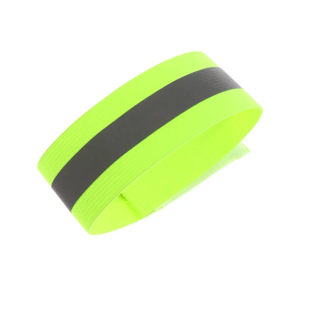Reflective Bands Reflector Running Gear - Adjustable Reflective Armband Arm Wrist Ankle Leg Band Safety Reflector Straps