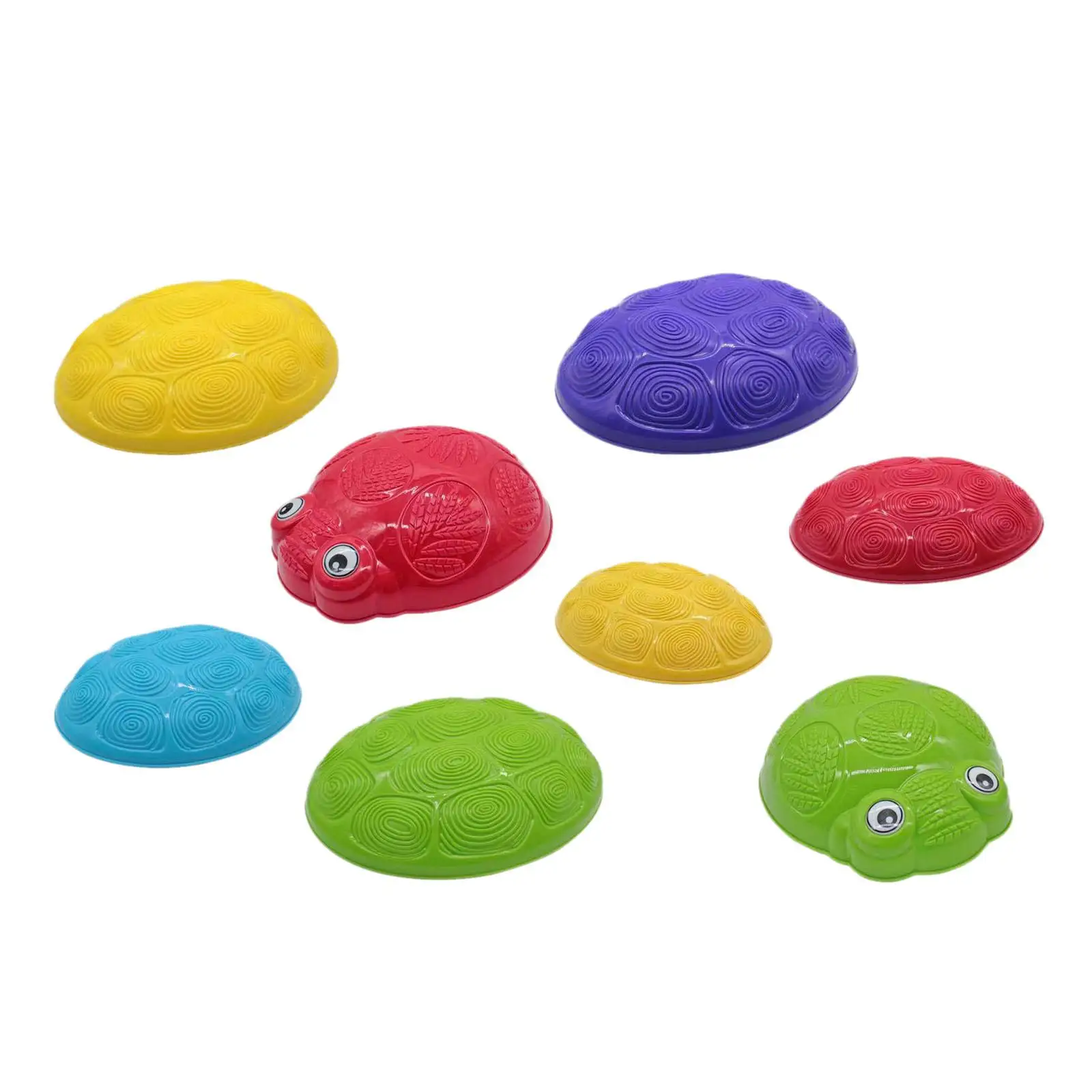 6 Pieces Balance Stepping stone Turtle jump stone Durable for Family