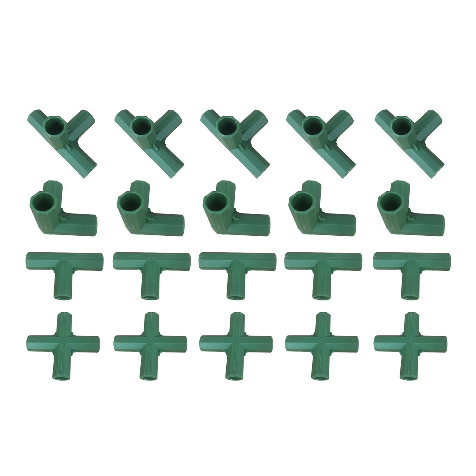 Description Picture 2 of itemSet of 20 Greenhouse Building Fittings Frame Connectors for Flower Stands Greenhouse Bracket Gardening Awning Joints