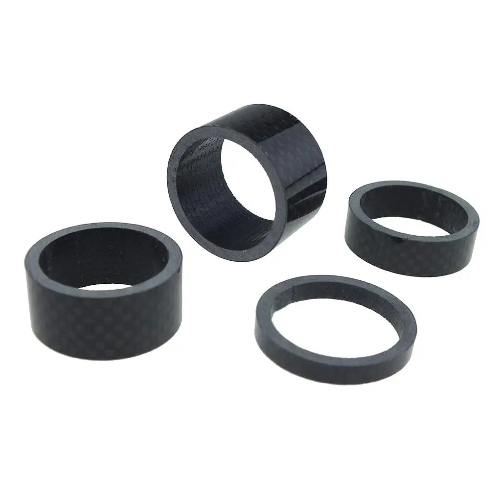 4 Pieces  Fiber Bike  Stem Headset Spacers Fork Washer Replacement - 5/10/15/20mm - 