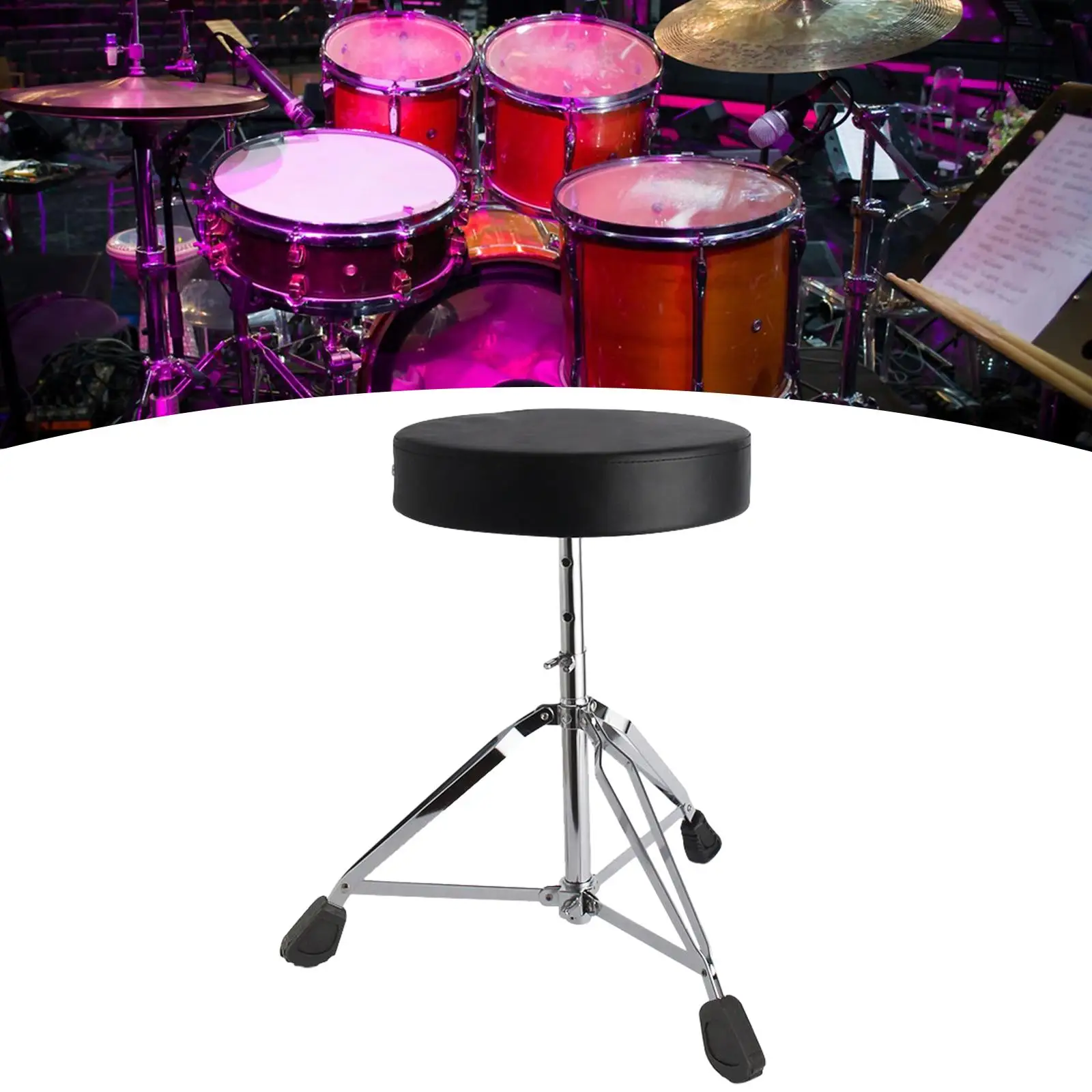 Drum Throne Drum Chair for Instrument Players Sound Engineers Musician