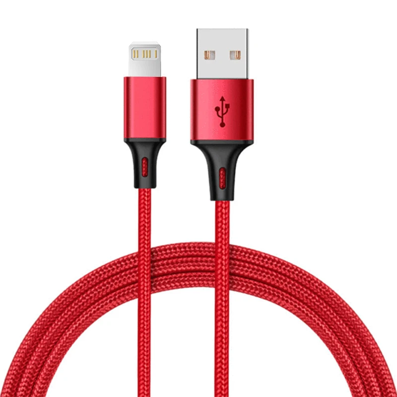 Nephy - Cable USB de carga rápida para teléfono móvil, cargador de datos para iPhone 11, 12, 13, 14 Pro, X Max, 6s, 7, 8 Plus, Apple iPad Origin Line 3m