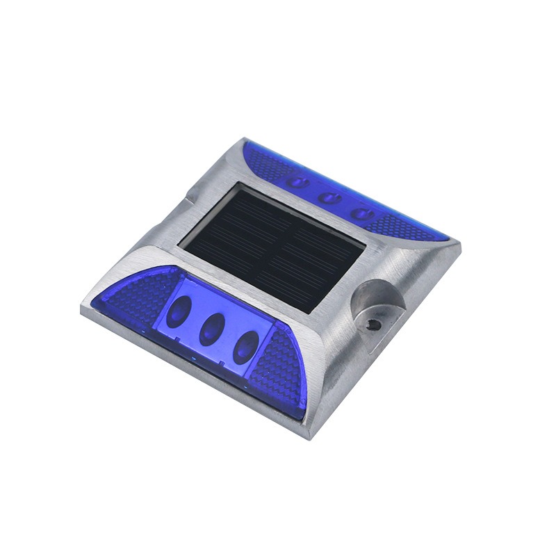 Description Picture 6 of item4 Pc Solar Spike Light Profile Label Led Highway Cast Aluminum Ground Buried Light Flash Road Warning Light