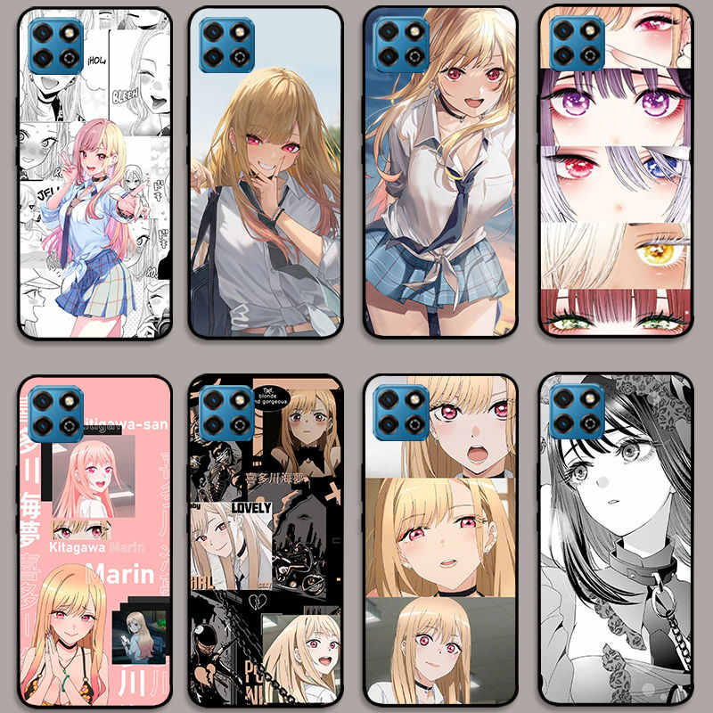 xr cases Kitagawa Marin Anime Phone Case for IPhone 13 12 11 Pro XR 7 8 Plus SE 2020 Phone Cases Soft Silicone Cover My Dress Up Darling 11 phone case