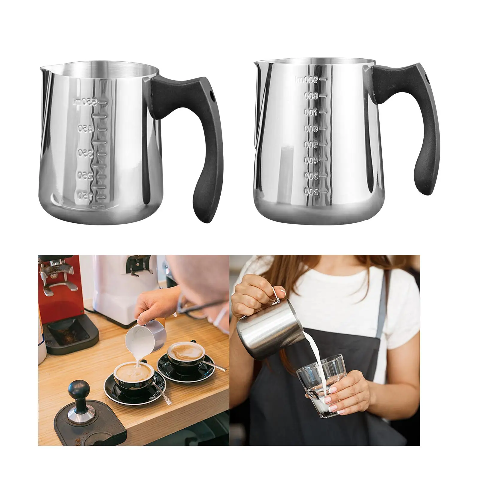 Multifunctional Milk Frothing Mug Espresso Steaming Cups Coffee Milk Frothing Jug Milk Jug Cup Coffeware for Party