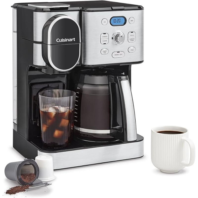 Title 1, Coffee Maker, 12-Cup Glass Carafe, Automatic Ho...