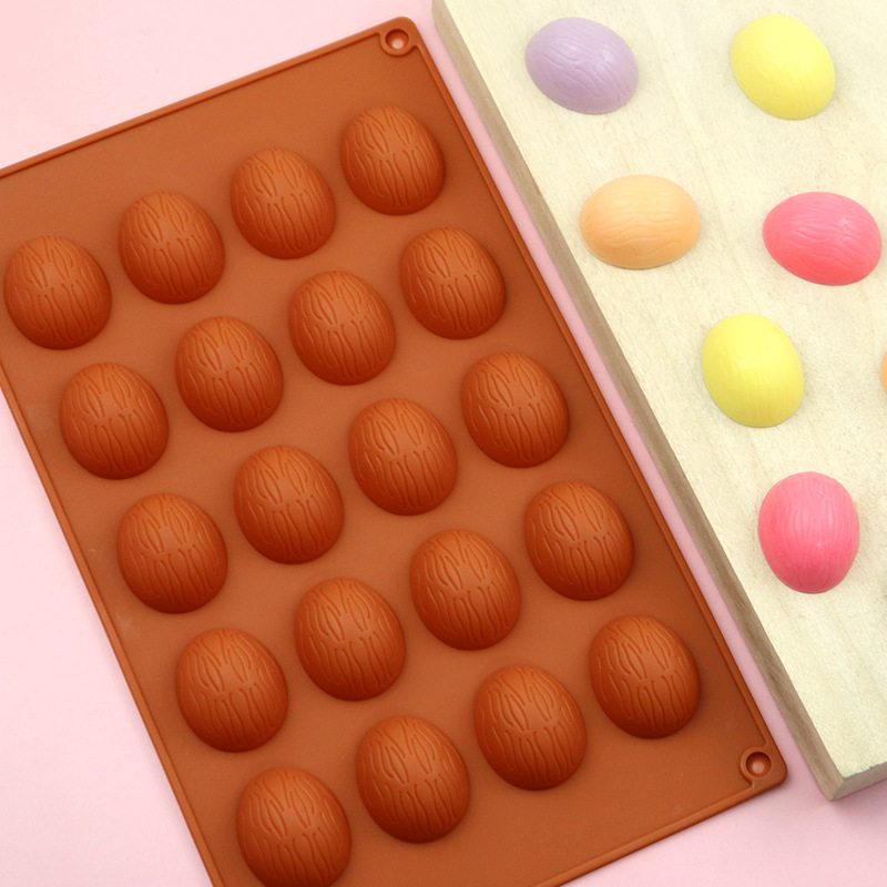 Description Picture 3 of item20 Holes Walnuts Nuts Shape Chocoalte Silicone Mold Fondant Cake  Baking Tools Pudding Cookie Soap Mold