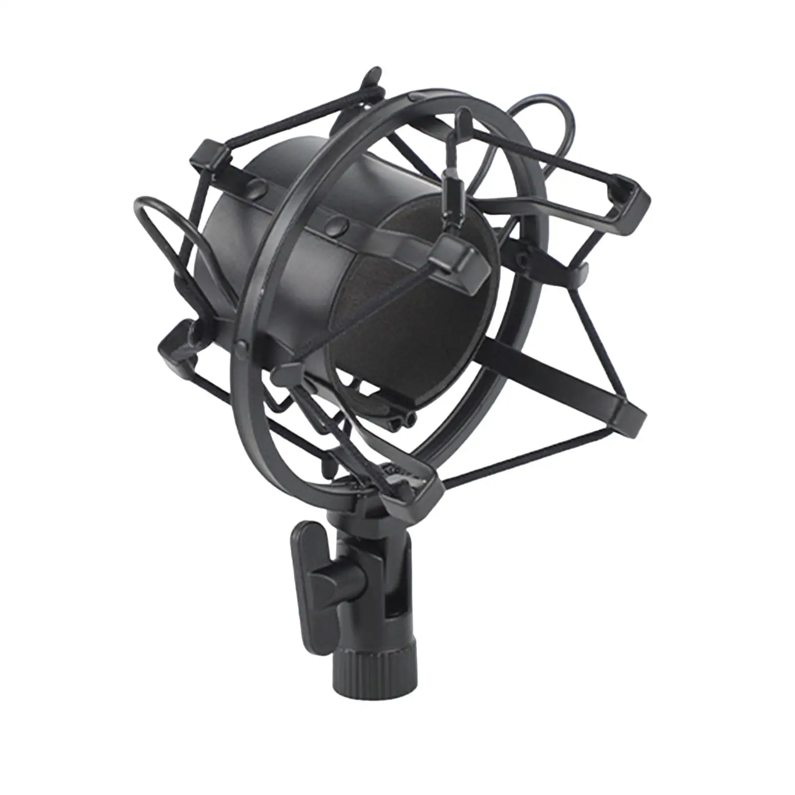 Portable Condenser Microphone Shock Mount Mic Stand for Stage Chat Room Recording