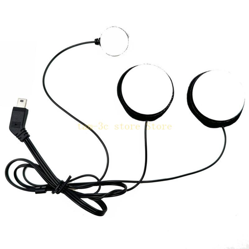 Title 3, 10Pin Helmet Headset Switching Corded Microphon...