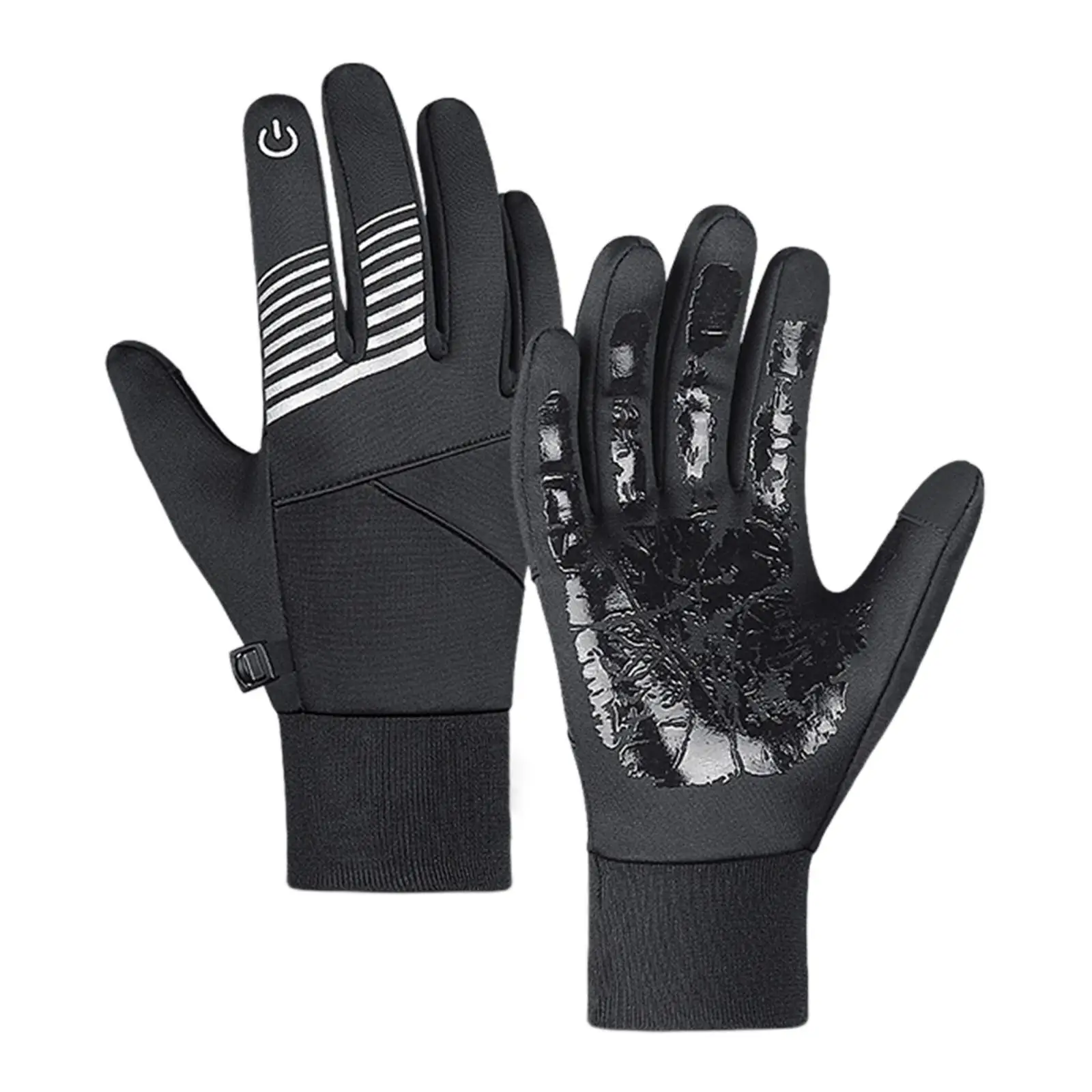 Men Touch Screen Winter Gloves, Lightweight Wear Resistant Thermal Warm Mittens