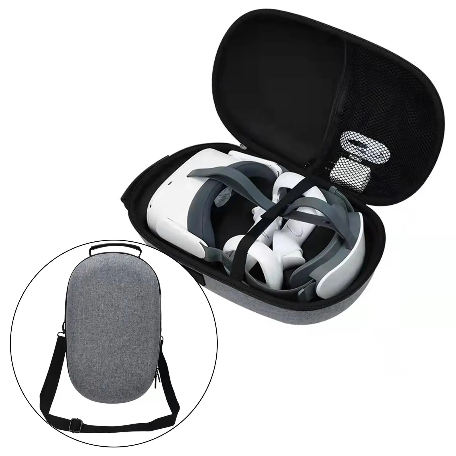 Travel Case Detachable Shoulder Strap for Pico Neo 3 Large Capacity Waterproof Accessories