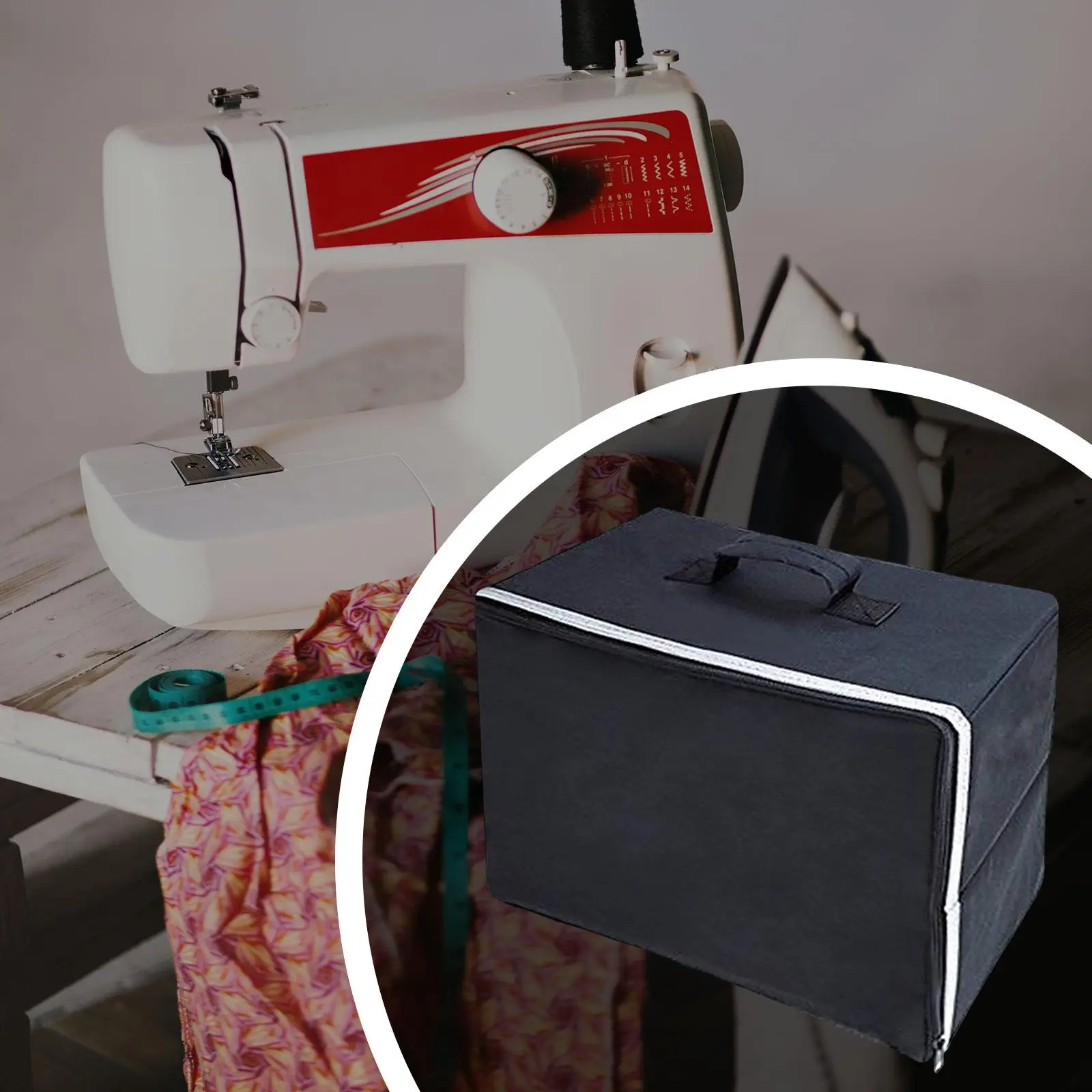 Sewing Machine Carrying Case Sewing Machine Dust Cover Fits Most Standard