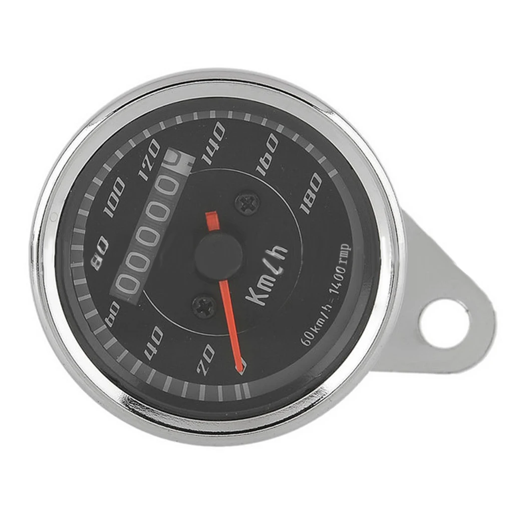 Universal Motorcycle Dual Odometer Speedometer Speedo Meter Gauge for Honda